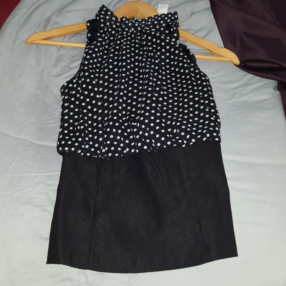 Beautiful polka dot halter